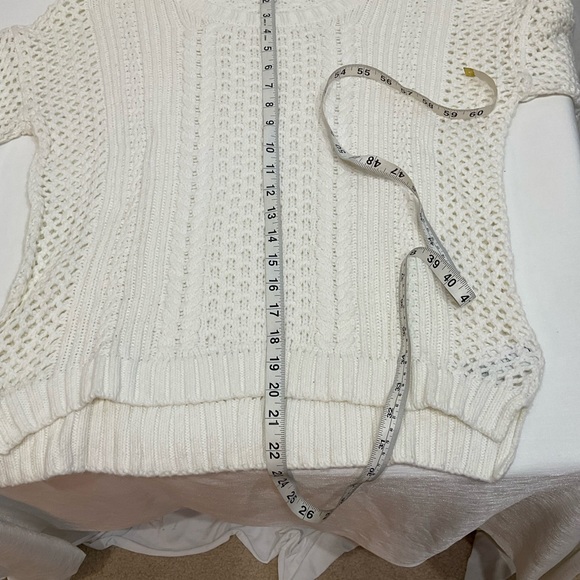 Madewell Karlie Cable Knit Sweater; perfect for fall/winter gathering. Size: XXS - Picture 13 of 15